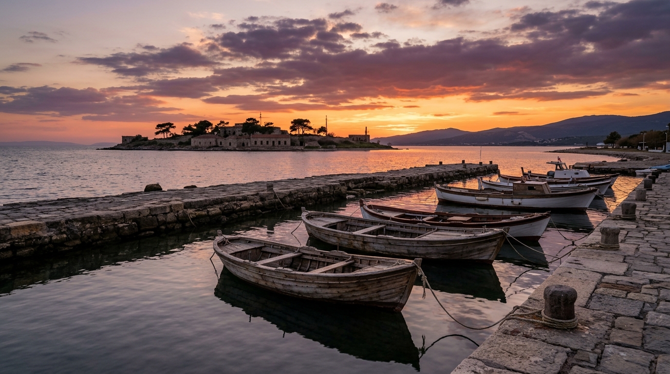 İskele ve Karantina Adası - Urla, İzmir